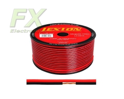 Kabel głośnikowy 2x1 CCA czarno/czerwony
